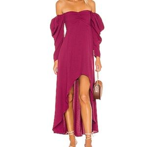 Revolve Maroon dress